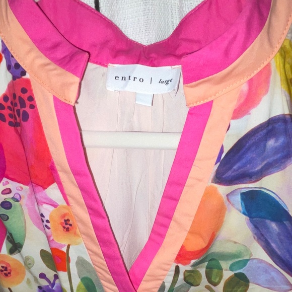 Entro Bright Floral dress - Picture 4 of 6